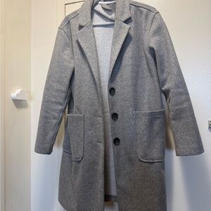 Elegant Women's Gray Trench Coat